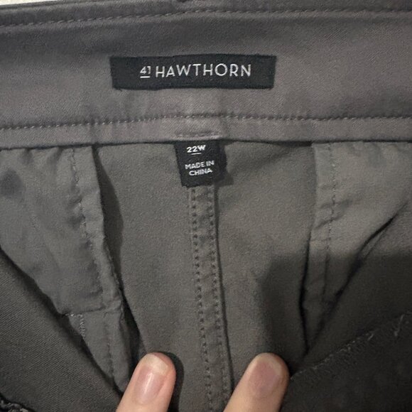 41 Hawthorn Women’s Plus Size Gray Pants – 22W - Picture 2 of 3